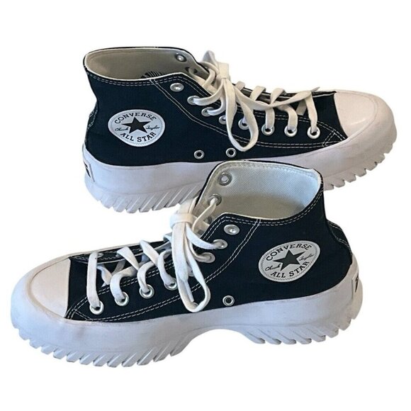 Converse Shoes - Converse CTAS Lugged 2.0 Hi Top Black White Platform Sneakers Shoes Boots